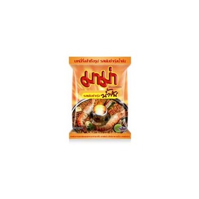 Тайская лапша быстрого приготовления «Том Ям с креветками»(болььшой обьём!) Mama 90 гр /MAMA Instant noodle Tom Yum Shrimp Creamy 90 gr