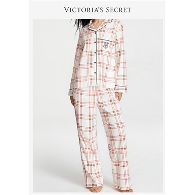 Мягкая, блестящая, шелковая, с принтом, домашняя удобная пижама Victoria's Secre*t Tencel. Из официального магазина Victoria's Secre*t