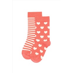 Kız Çocuk 2'li Soket Çorap
