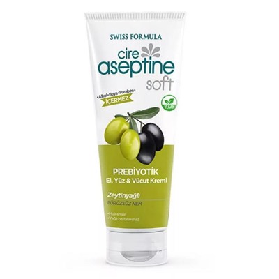 [CIRE ASEPTIN] Крем для рук ПРЕБИОТИК И ОЛИВКОВОЕ МАСЛО Prebiotic Care Cream - Olive Oil, 75 мл