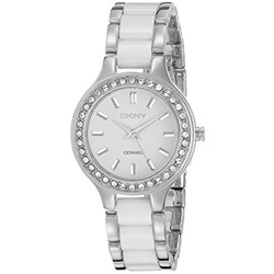 DKNY Women's NY8139 CHAMBERS White Watch