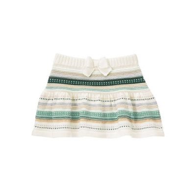 Multi-Striped Knit Skirt