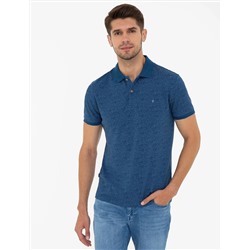 Lacivert Slim Fit Polo Yaka Tişört