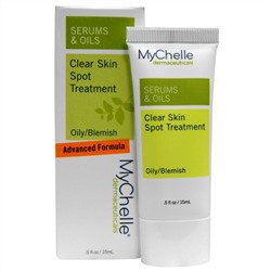 MyChelle Dermaceuticals, Сыворотки &  масла, Чистая кожа Средство от угрей, Для жирной кожи/с несовершенствами, ,5 унции (15 мл)