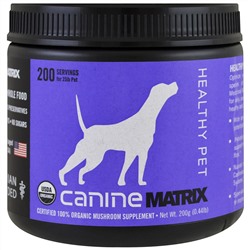 Canine Matrix, Здоровый любимец, грибной порошок, 0.44 фунта (200 г)