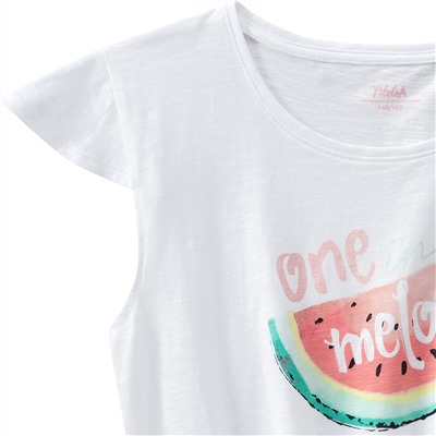 Mädchen T-Shirt mit Melonen-Print