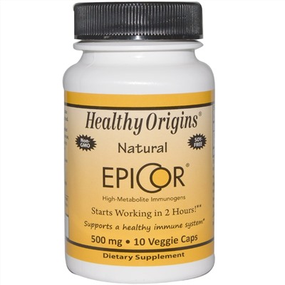 Healthy Origins, EpiCor, 500mg, 10 Veggie Caps