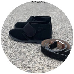 Ab.Zapatos 3316 New R • negro+Ab.Zapatos Pelle cinturon (140) Negro АКЦИЯ