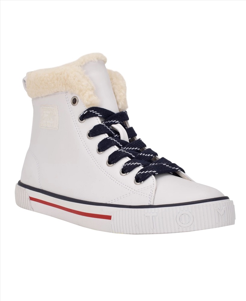 tommy jeans high top sneaker