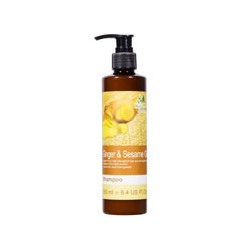 Шампунь для роста волос «Имбирь и масло кунжута» от Boots 250 мл / Boots Ginger&sesame oil Shampoo 250 ml