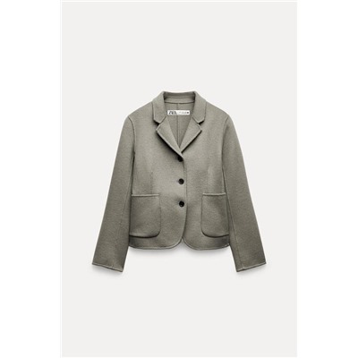 FEW ITEMS LEFT ZW COLLECTION DOUBLE-FACED FITTED BLAZER