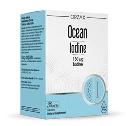 Orzax Ocean Iodine йодид калия в жидкой форме 150 mcg, 30 мл