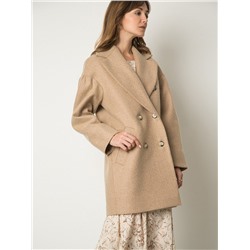 Шерстяное пальто с обьемными рукавами R064/duanet Размер 42