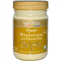 Spectrum Naturals, Органический майонез с оливковым маслом, 12 жидких унций (354 мл)