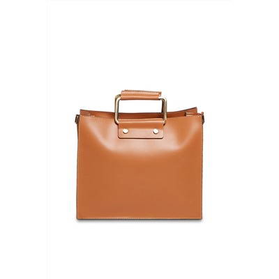 Bolso de piel Gari Camel