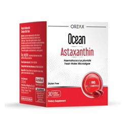 Orzax - Ocean Astaksantin - астаксантин, 4 мг, 30 капсул
