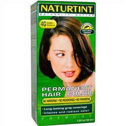 Naturtint, Стойкая краска для волос, 4G, золотистый каштан, 5,28 жидких унций (150 мл)