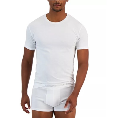 Alfani Men's 4-Pk. Slim-Fit Solid Cotton Undershirts, Created for Macy's