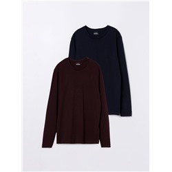 PACK OF 2 BASIC LONG SLEEVE T-SHIRTS