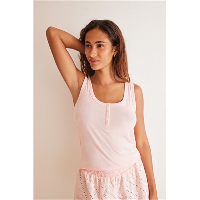 Pijama corto 100% algodón rosa