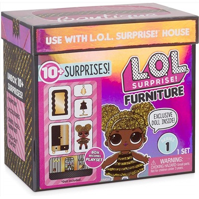 L.O.L. Surprise! Furniture Boutique with Queen Bee & 10+ Surprises