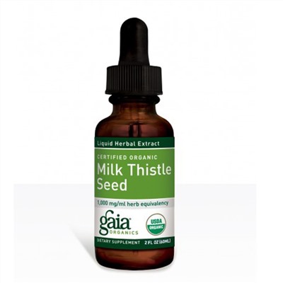 Gaia Herbs, Milk Thistle Seed, 2 fl oz (60 ml)
