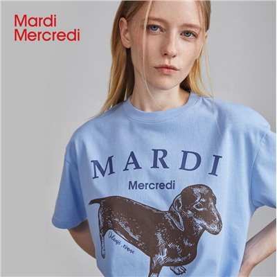 Женская хлопковая футболка Mardi Mercred*i