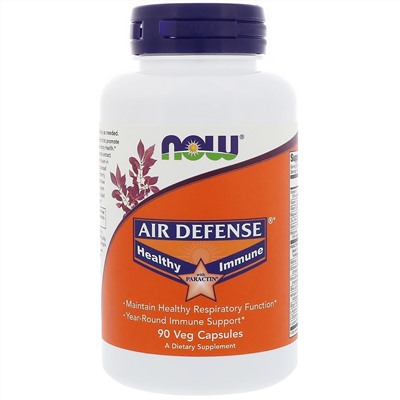Now Foods, Air Defense Healthy Immune with Paractin, 90 Veg Capsules