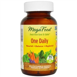 MegaFood, Мультивитамин "Раз в день", 90 таблеток