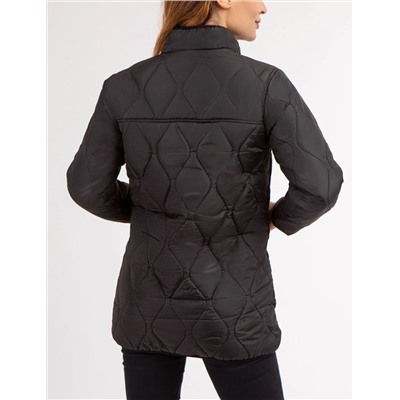 QUILTED JACKET WITH SNAPS