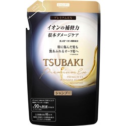 SHISEIDO TSUBAKI Premium EX Шампунь для волос интенсивно восстанавливающий сменная упаковка 330 мл