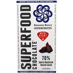 Good Superfoods, "Шоколад-суперпродукт", шоколад с амазонскими суперфруктами и ягодами, 1,75 унции (50 г)