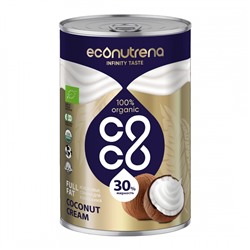 ECONUTRENA Organiс Coconut cream Кокосовые сливки 30% ж/б 400мл