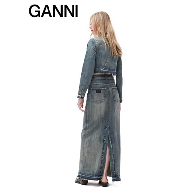 Классная джинсовая юбка ⚫️GANN*I  В офиц магазине цена  более 30 000 руб