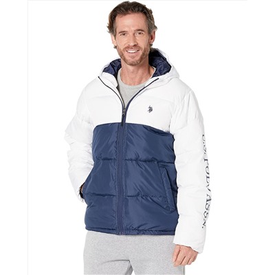 U.S. POLO ASSN.  Color-Blocked Padded Puffer