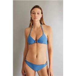 Braga bikini clásica azul