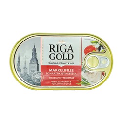 Old Riga Филе скумбрии в томатном соусе 190 г