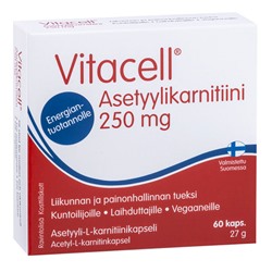 Vitacell® Ацетил-Л-карнитин 250 мг 60 капс.