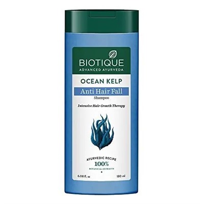 BIOTIQUE Ocean kelp anti hair fall shampoo Шампунь против выпадения волос с океаническими водорослями 180мл