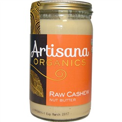 Artisana, Органический продукт, Масло кешью, 14 унций (397 г)