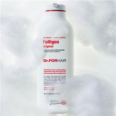 Шампунь с липосомами против выпадения волос Dr.Forhair Folligen Shampoo 500 мл