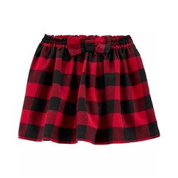 Carter's | Kid Buffalo Check Twill Skirt