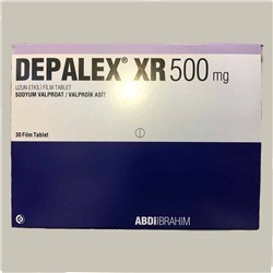DEPALEX XR 500 mg uzun etkili 30 film tablet (аналог Депакин)