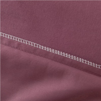 Комплект постельного белья Однотонный Сатин Вышивка на резинке CHR043