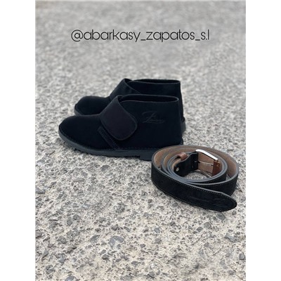 Ab.Zapatos 3316 New R • negro+Ab.Zapatos Pelle cinturon (140) Negro АКЦИЯ
