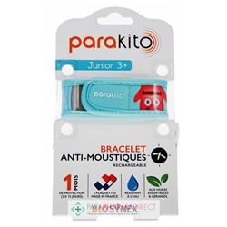 Parakito Bracelet Anti-Moustiques Rechargeable Junior 3+ Monstres