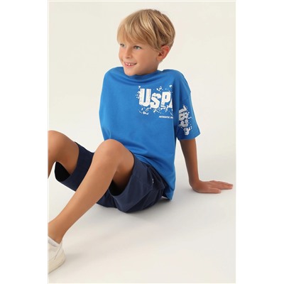 Erkek Çocuk Kobalt Mavi Pijama Takımı