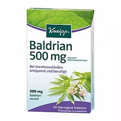 Kneipp Baldrian 500 mg überzogene Tabletten, 90 St