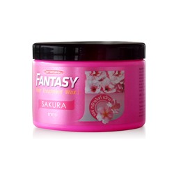 Маска для волос серии "Fantasy" с сакурой от Carebeau 250 гр / Carebeau Fantasy Hair Treatment Wax Sakura 250 g.