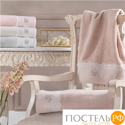 T1219T10119105 Tivolyo Home JULIET набор полотенец бежевый 2 пр